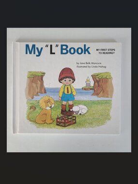 5/$15 Kids Book Moncure My L Book Preschool Early Reading HC Phonics Alphabet